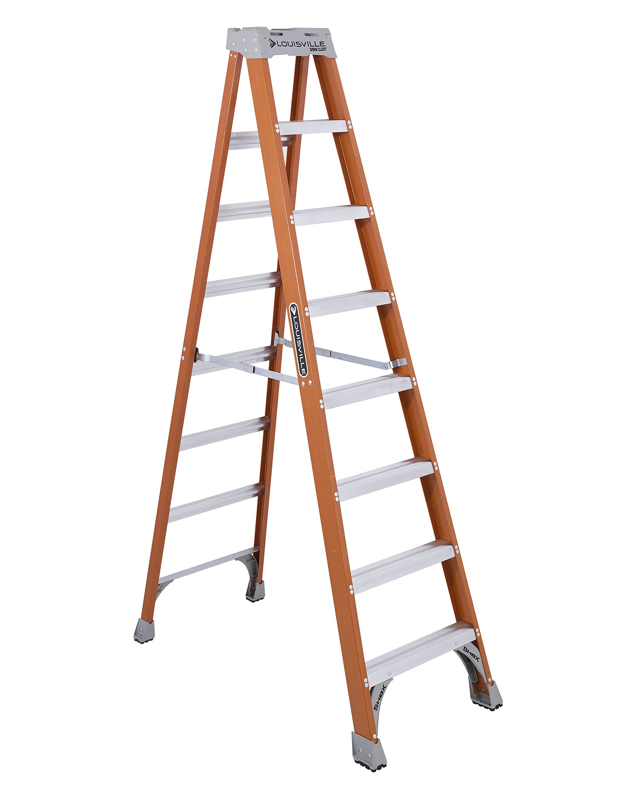 Louisville Ladder FS1508 Ladder, 8-Foot, Orange