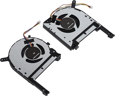 Akozon 2pcs CPU GPU Cooling Fans for ASUS TUF FX505 FX705 FX506 Series 4-Pin