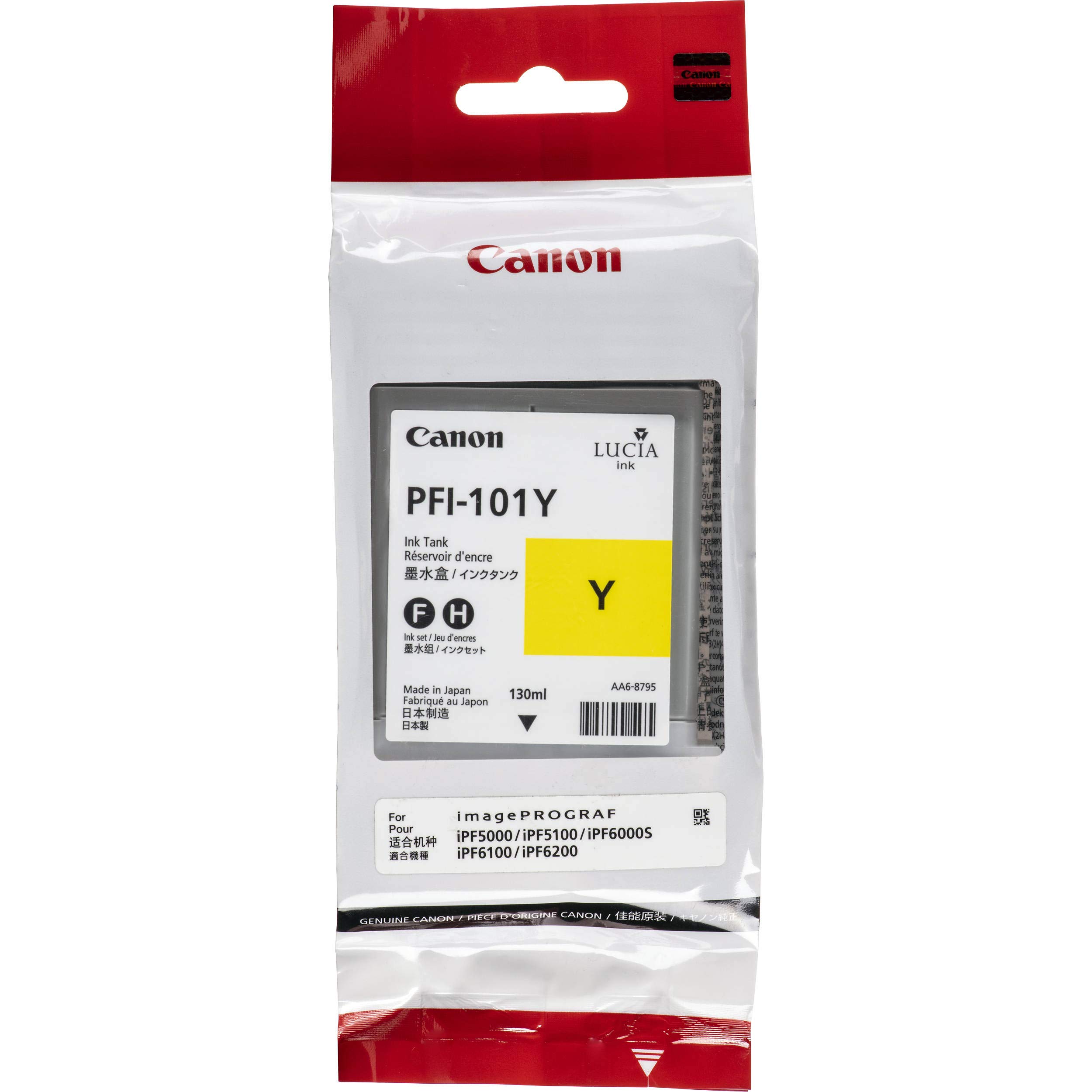 Canon PFI 101 Y - Ink tank - 1 x pigmented yellow