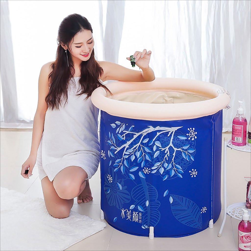 DA SHUN CHANG Bath Bath Tub Adult Built-in Cushion Bucket Children Bath Tub Plastic Home Inflatable Bathtub Thickening Bathtub
