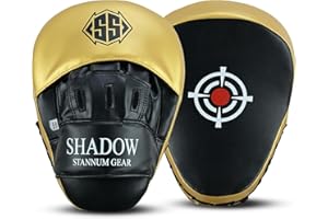 DALLX Focus Pads for Boxing, Kickboxing, Sparring, and Traning - Curved Boxing Punching Mitts