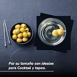 Hostelnovo Black Napkins Pack 600 Black Disposable 10x10 cm 20x20 cm view 6