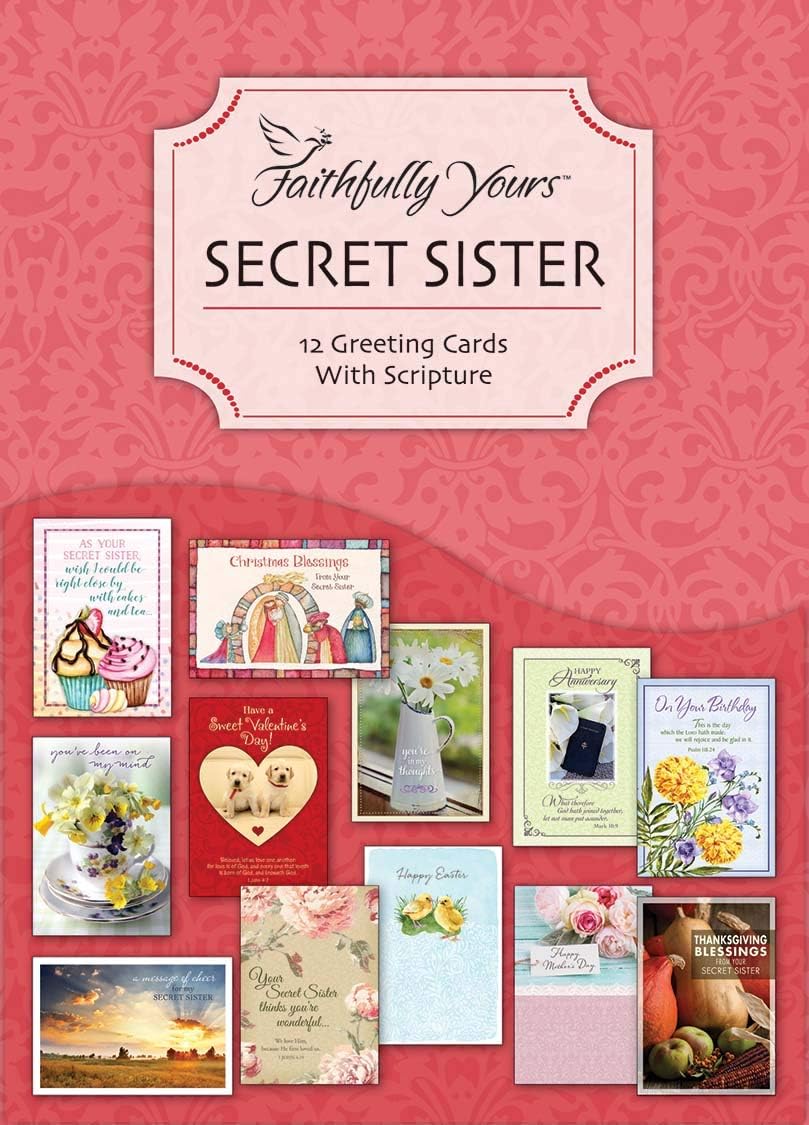 Amazon.com : Secret Sister - All Occasion Boxed Greeting Cards - Mixed ...