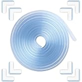 Edge Corner Protector Baby Proofing 6.6ft (2M) with 8 Corners, Clear Soft Corner Protectors Baby Proof, Furniture Corner Guard &amp; Edge Safety, Edge Protector for Table and Fireplace