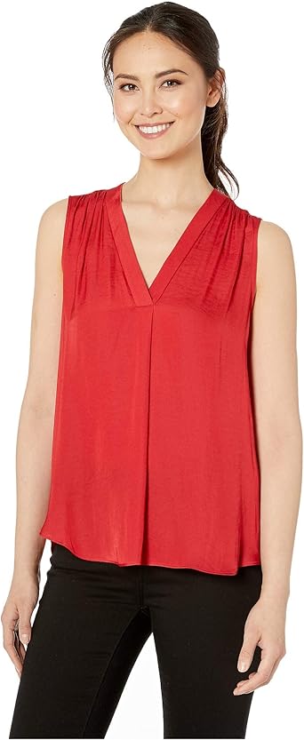 vince camuto v neck blouse