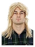 ALLAURA Garth Wig Mens Mullet Wigs Dark Blonde 80s