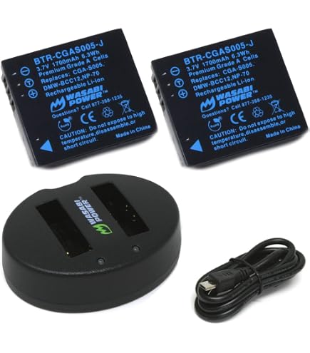 Kastar LCD Wall Charger For Leica BP-DC4 & C-LUX1, D-LUX2, D-LUX3, D-LUX4 Batteries