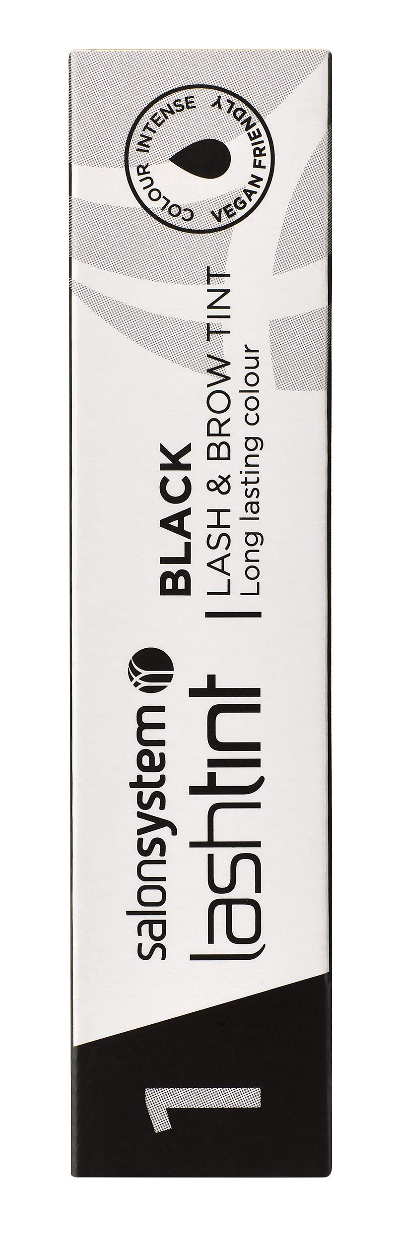 Salon System Lashtint Black Lash and Brow Tint, 15 ml