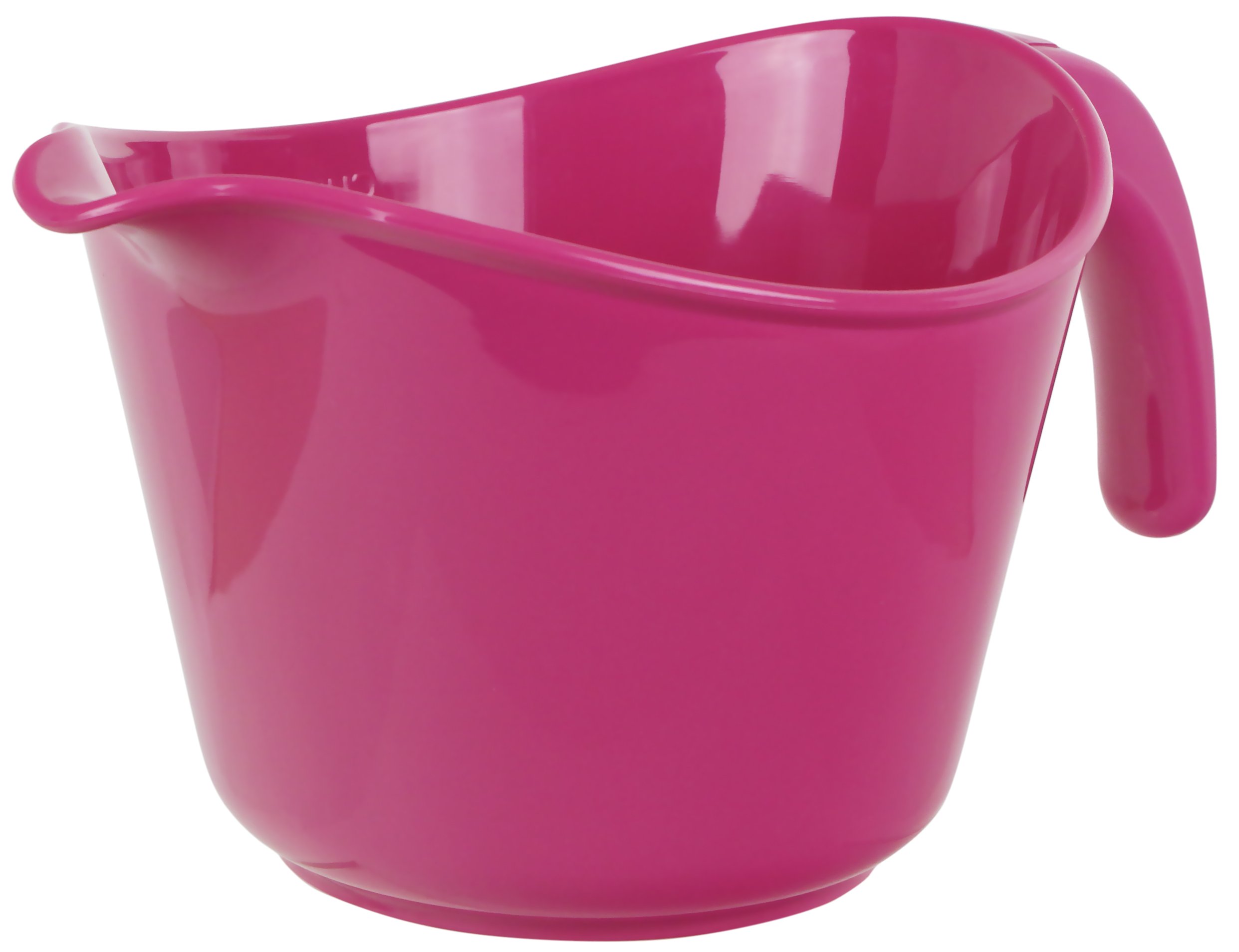 Reston Lloyd, Batter Bowl with Pour Spout, Non-Slip Base, Erogonomic Space Saving Detachable Handle, 2 QT Heavy Duty BPA-Free Microwave & Dishwasher Safe, Magenta — image 1