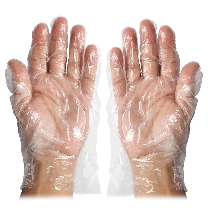 Winco Disposable Food Preparation Gloves Box of 500 Medium Amazon
