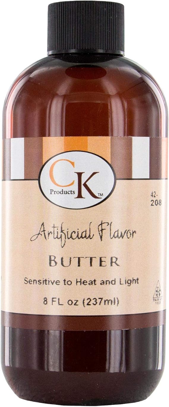 CK Products Artificial Butter Baking Flavor, 8 ounce bottle