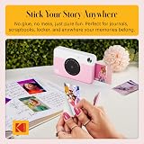 Kodak Printomatic Full Color Instant Print Camera Pink 5MP Zink 2x3 Sticky Paper view 5