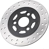 Mokuo Motorcycle Front Brake Rotor in Metal Material Compatible with Chinese GY6 Scooter Mopeds Taotao ATM50,180-40-3.5MM