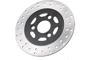 Mokuo Motorcycle Front Brake Rotor in Metal Material Compatible with Chinese GY6 Scooter Mopeds Taotao ATM50,180-40-3.5MM
