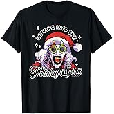 Terrifier Holiday Spirit Santa Illustration Horror Movie T-Shirt