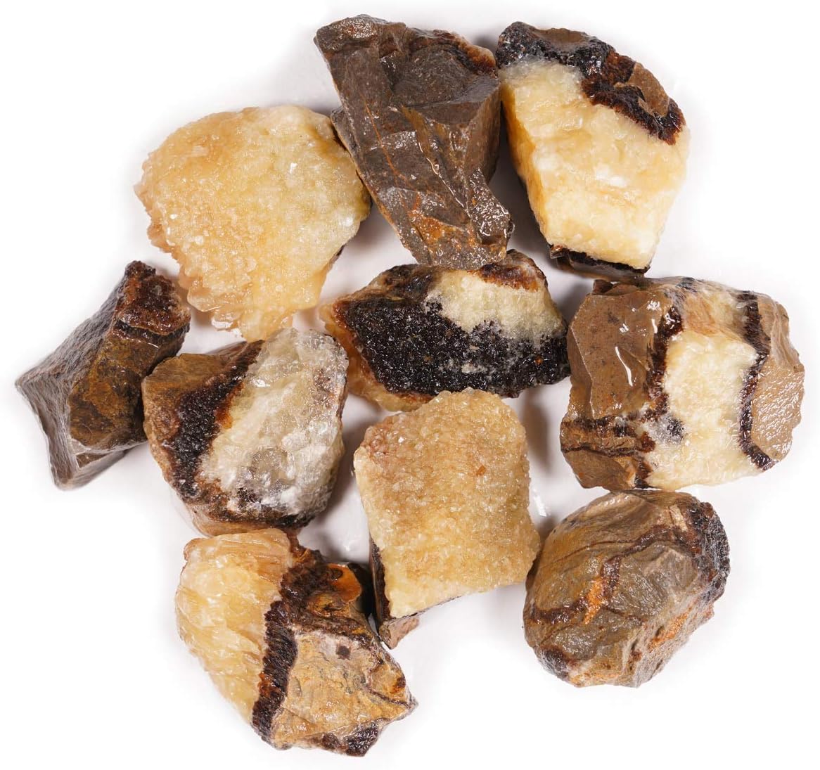 Hardscaping Materials - Crystal Allies 1 Pound Bulk Rough Septarian Reiki Crystal Healing Stones Large 1