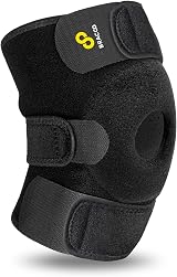 BRACOO Knee Support KS10 Open-Patella Adjustable Knee Brace Pink view 2