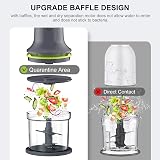 LINKChef Mini Food Processor 500ml Chopper 2 Speed 260W Bowl Blades view 6