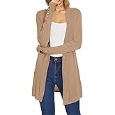 Spicy Sandia Women's Cardigan Sweaters Long Dressy Casual Lightweight Open Front Knit Cardigans for Spring Early Fall