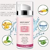 SEFUSON Eye Gel for Dark Circles Puffiness Wrinkles & Bags - Men & Women view 2
