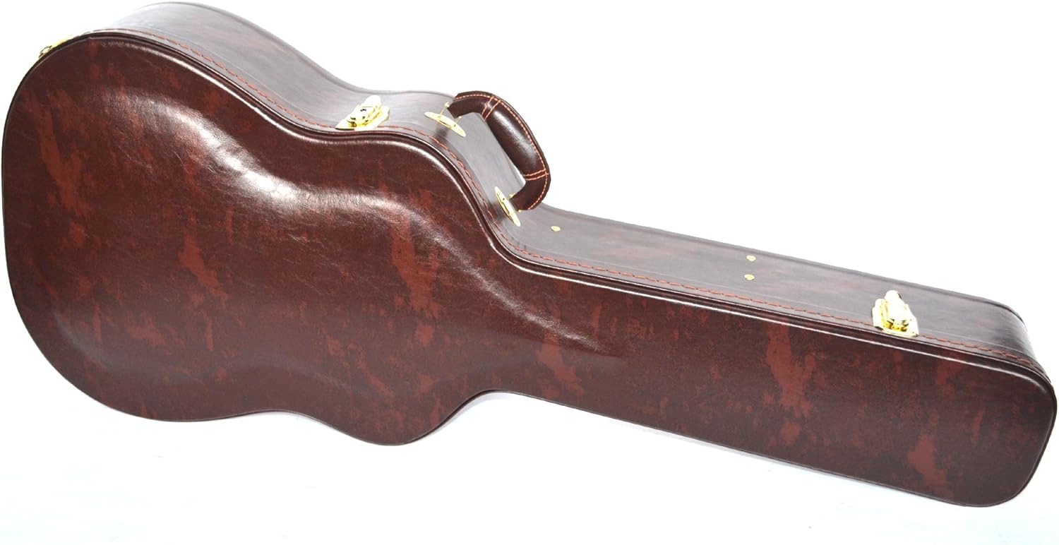 Ata Acoustic Guitar Case - Brown Hardcase Acoustic Guitar Hard Case For Western Amazon Co Uk Electronics