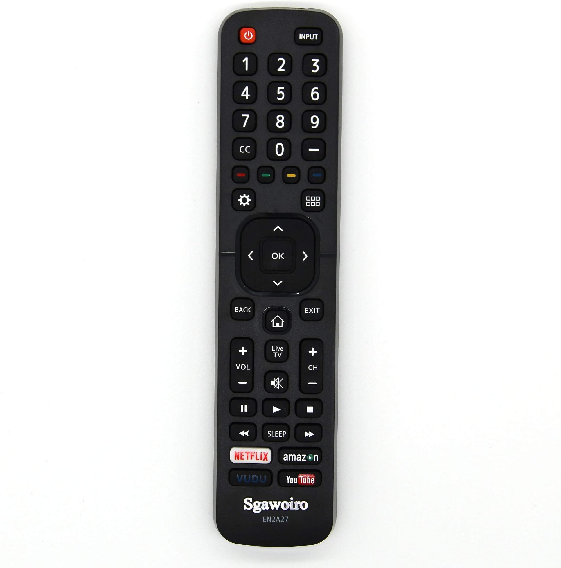 New EN2A27 Replaced Remote Control for Hisense TV Replacement for LCD LED 4K UHD Smart TVs Remote