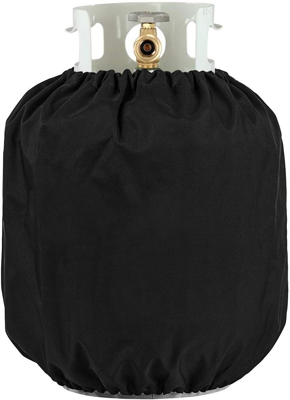 Unicook Heavy Duty Propane Tank Cover - Dress up Your Gas Grill - Special Fade and UV Resistant Fabric- Durable and Convenient, Fits Standard 20lb Tank Cylinder