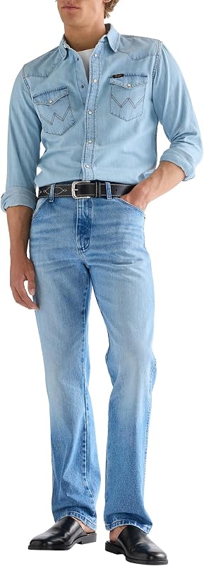 - Ceinture Homme - 100% Cuir - Western Stitch Belt - Noir