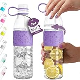 Copco &ndash; Hydra Hydra Water Bottle &ndash; 20 oz - Purple, Set of 2