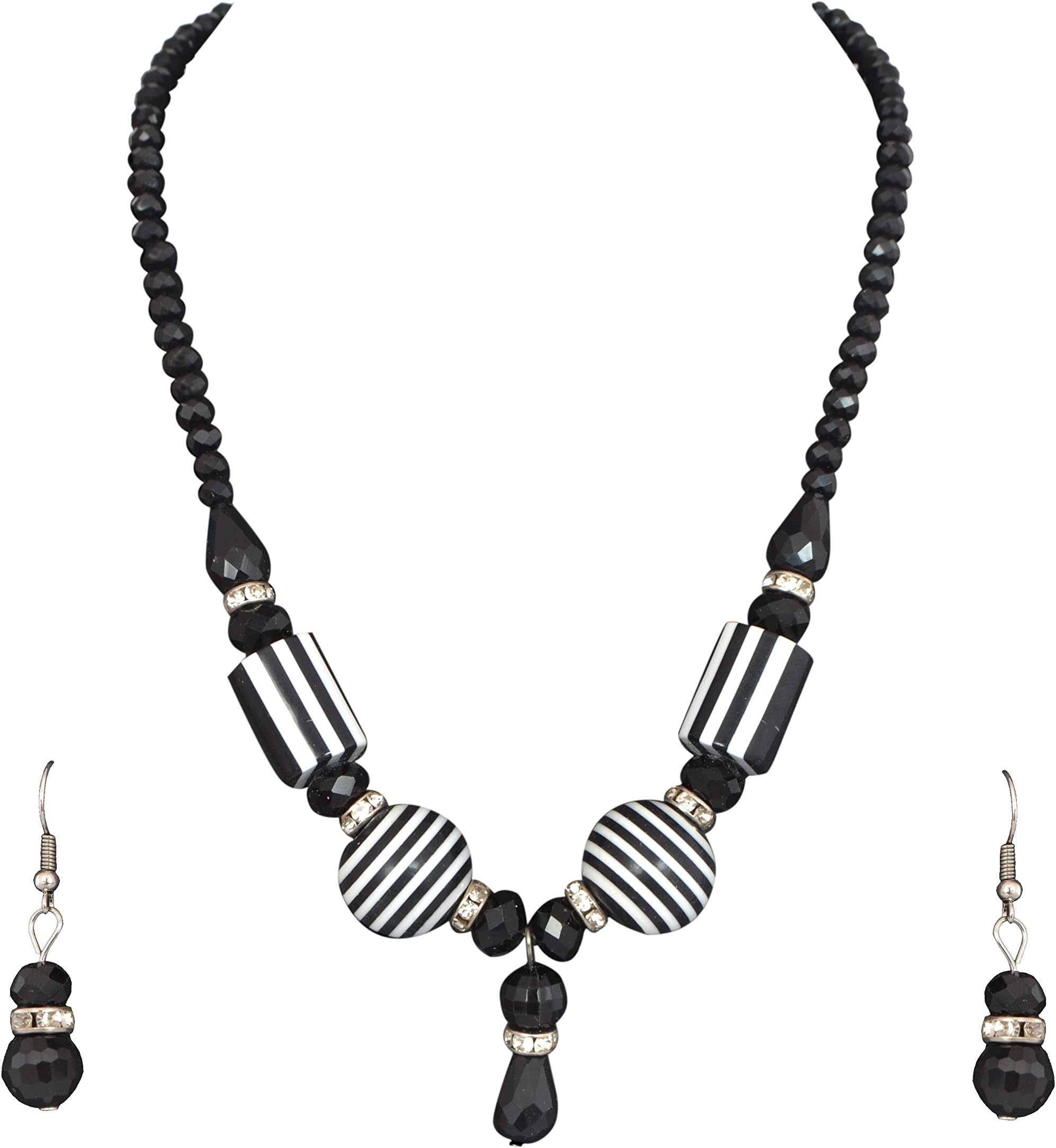 Valentine Collection Fashion Jewellery Western Wear Beads Necklace Set For Girls and Women