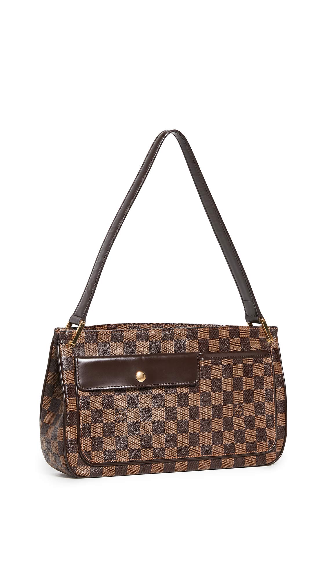 What Goes Around Comes Around Women's LV Damier Ebene Aubange Bag, Brown, One Size