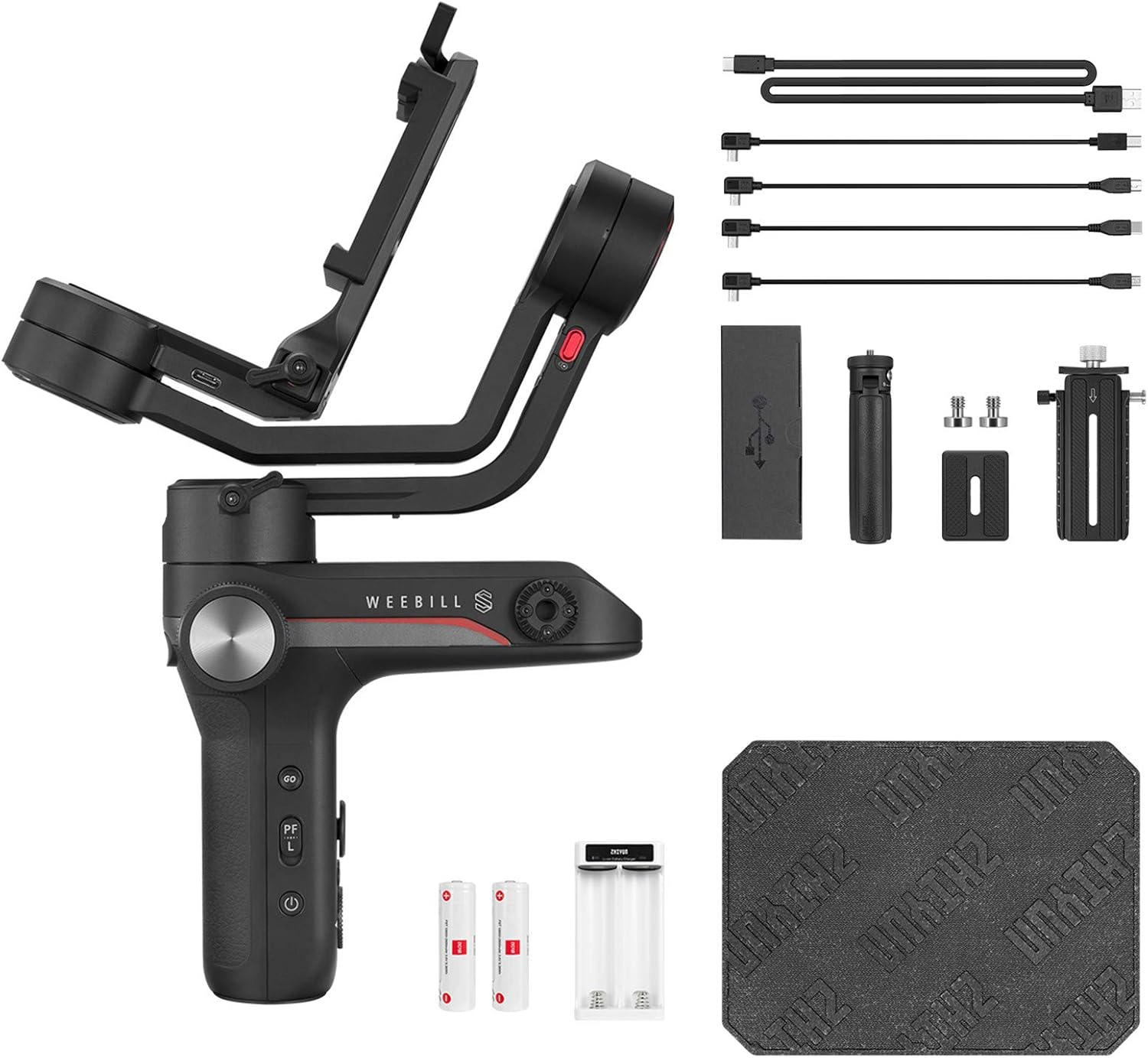 Zhiyun Weebill S Compact Gimbal Stabilizer for DSLR & Mirrorless Camera Sony A7M3 A7III A7R3 with 24-70mm GM Len Nikon Z6 Z7 Panasonic GH5 GH5s Canon 5D4 5D3 EOS R BMPCC 4K 3-Axis Handheld Weebills : Camera & Photo