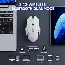 Wireless Gaming Mouse Bluetooth Mouse RGB