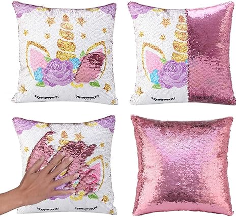 Amazon Com Unicorn Gifts Mermaid Throw Pillow Cover Magic Reversible Sequin Cushion Cover Decorative Pillowcase Unicorn Room Decor For Girls Only Pillow Cover 1 Pack Unicorn G Light Pink Sequin Home Kitchen unicorn gifts mermaid throw pillow cover magic reversible sequin cushion cover decorative pillowcase unicorn room decor for girls only pillow cover