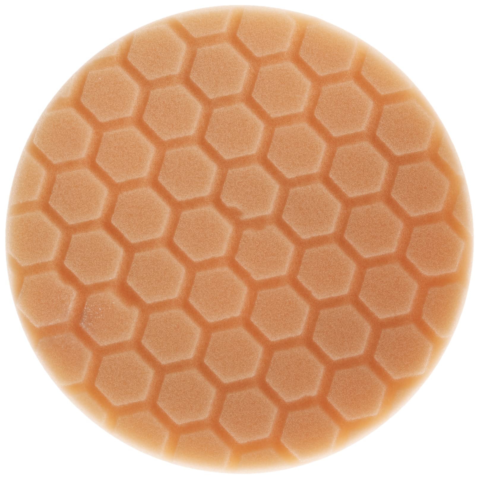 Chemical Guys Hex Logic 6.5 Inch Orange Heavy Cut Pad Medium Polishing Sponge ø165 mm