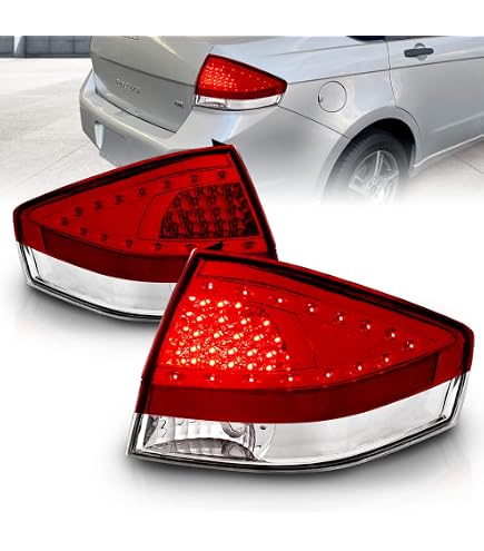Amazon.com: SPPC 4 Door/2 Door Led Taillights Red/Clear Assembly