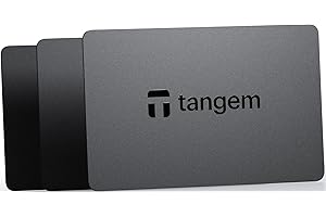 TANGEM Wallet 2.0 Pack of 3 - Secure Crypto Wallet - Trusted Cold Storage for Bitcoin, Ethereum, NFT's & More Coins - 100% Offline Hardware Wallet
