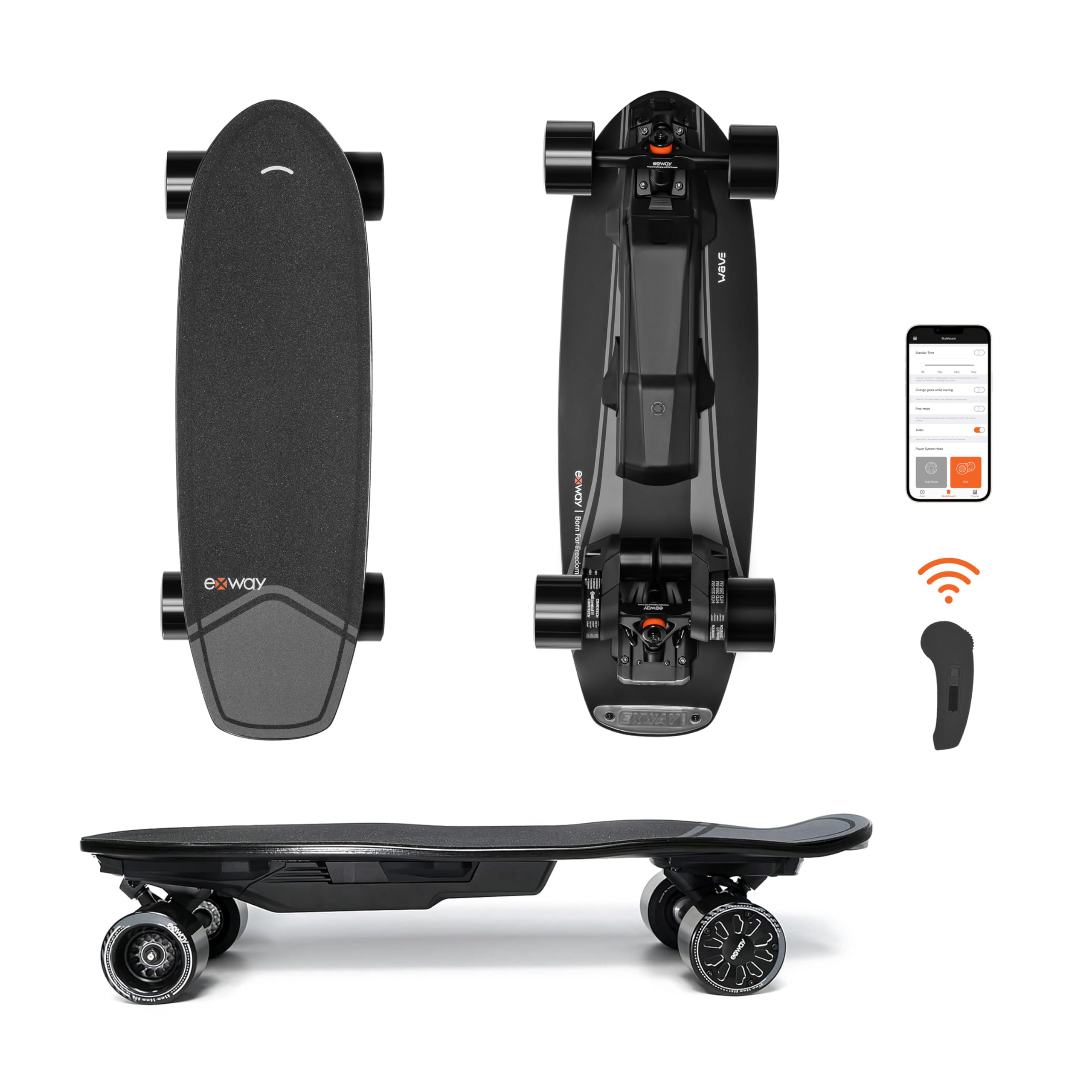 Exway Wave Belt 99Wh Electric Skateboards with