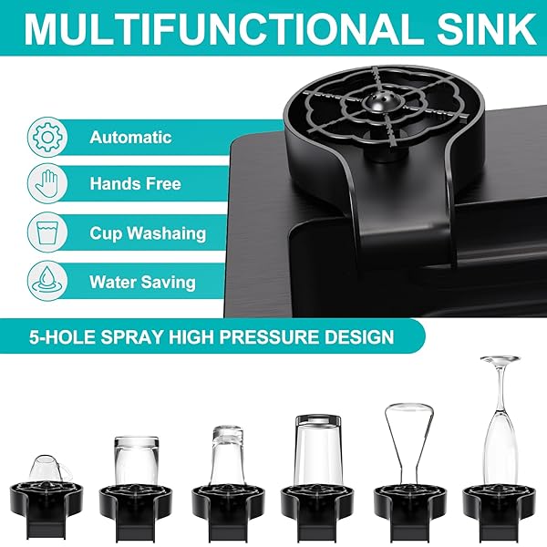 30 X 18 INCH KITCHEN SINK, SINGLE BOWL STAINLESS STEEL SINK MULTIFUNCTIONAL DROP IN SINK WITH PULL-DOWN FAUCET AND MULTIPLE ACCESSORIES (30 * 18 INCH)