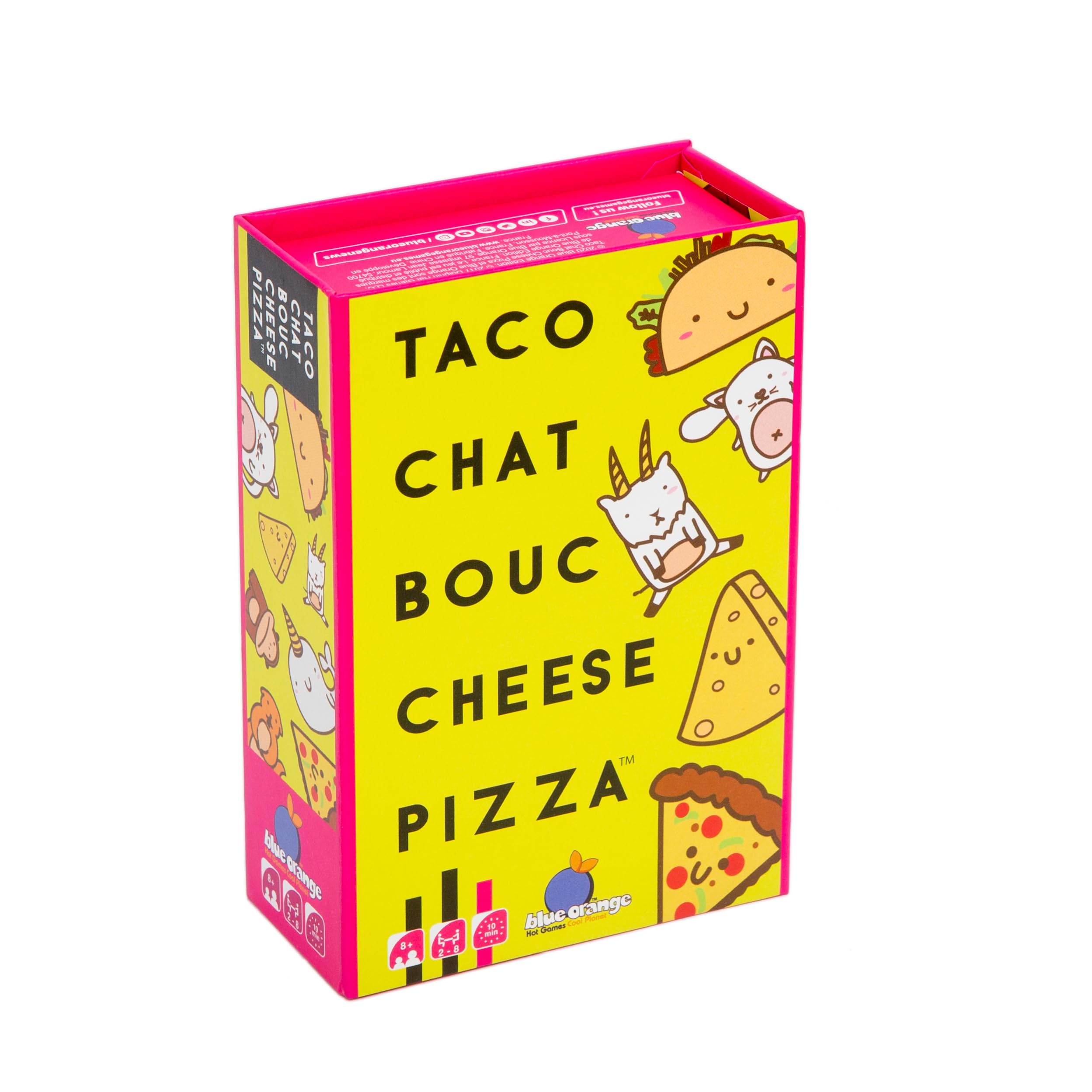 Blue Orange - Taco Cat Goat Cheese Pizza - Board Game/Card/Mood and Speed, Ideal for Fun with Family or Friends in the Evening - For 2 to 8 Players - Ages 8+ โ image 1