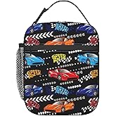 HKHEHOP Cool Racing Car Lunch Bag Insulated Reusable Lunch Box Lunch Tote Lunchbox Portable Bento Bags For Men Women Office Work Travel Picnic Camping