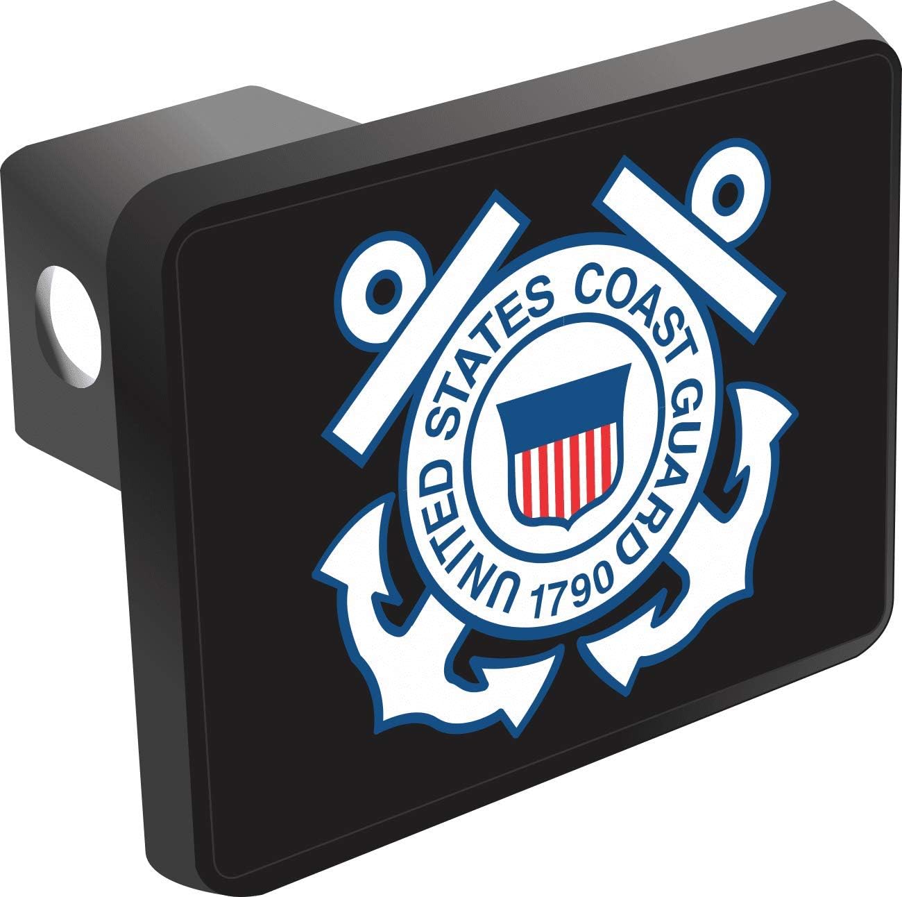 U.S. Coast Guard Crossed Anchor Logo Trailer Hitch Cover Automotive