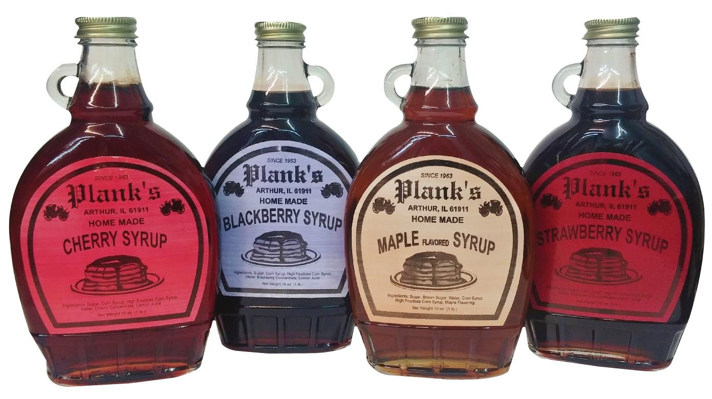 Amish Syrup Flavored (Maple, Blueberry, Blackberry