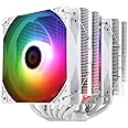 Thermalright Peerless Assassin 120 SE ARGB White CPU Air Cooler, 6 Heat Pipes Cooler, Dual 120mm C12CW-S PWM Fan, Aluminium Heatsink Cover, AGHP Technology, for AMD AM4 AM5/Intel 1700/1150/1151/1851
