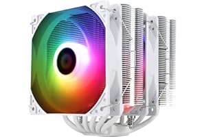 Thermalright Peerless Assassin 120 SE ARGB White CPU Air Cooler, 6 Heat Pipes Cooler, Dual 120mm C12CW-S PWM Fan, Aluminium H