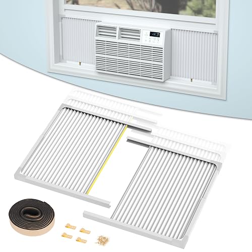 Air Jade Window Air Conditioner Side Panels with Frame, Adjustable AC ...