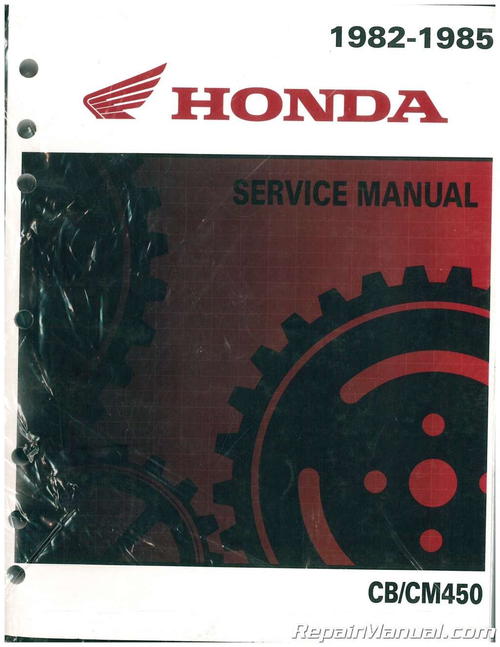 61MC003 Honda CB450 CM450 1982-1983 1985 Service Manual Paperback – 2004