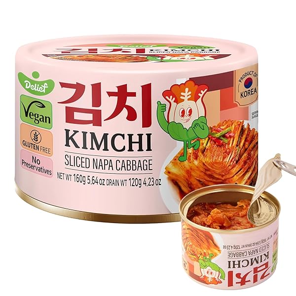 DELIEF SLICED SPICY KIMCHI – AUTHENTIC KOREAN NAPA...