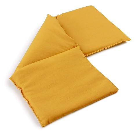 Almohada térmica compartimentado en 3 con semillas de lino 20x50cm ...