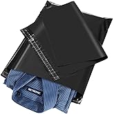 Metronic Poly Mailers 12x15.5 Envelope Mailers 100pack Shipping Bags with Self Adhesive Waterproof and Tear-Proof Postal Bags in Black